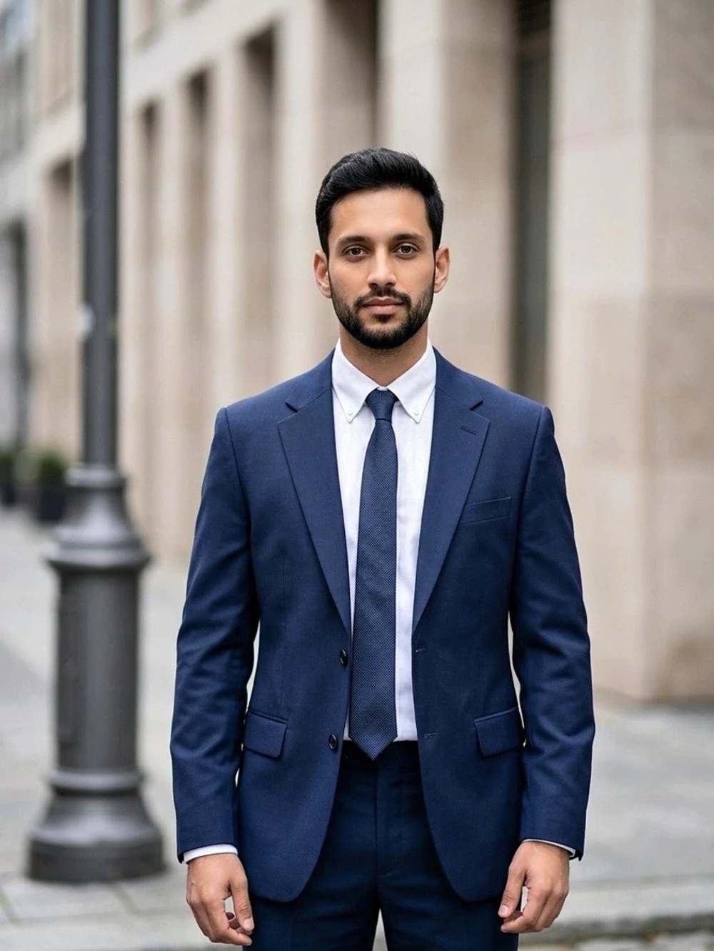 Men's Blue Suit Jacket - New